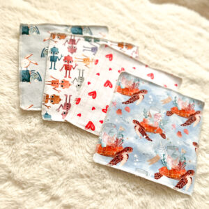 Re-Useable Face Cloths - Pack of 4